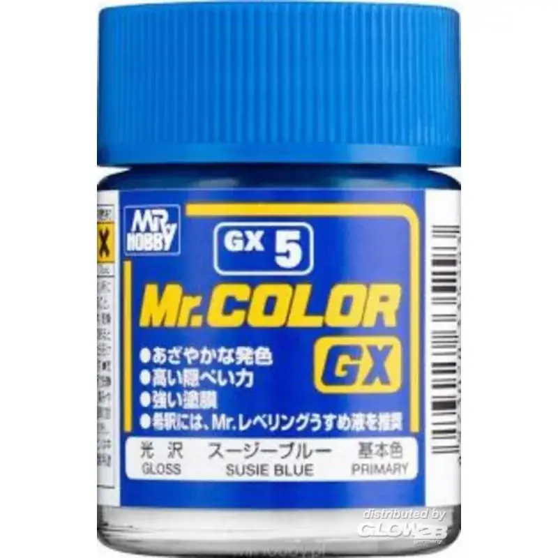 Alleen Vandaag Mr Hobby -Gunze Mr. Color GX (18 ml) Susie Blue Acrylverf