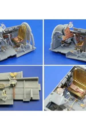 Alleen Vandaag Nakajima Ki-84 Hayate Frank interior PRE-PAINTED IN COLOUR! (toebehoren voor modelbouwsets van Hasegawa)