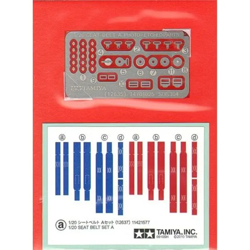 F1 Seat Belt Set A 1970s/80s Detail kit Snelle Levering