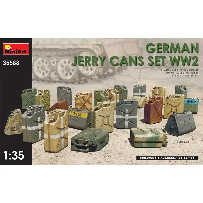 Duitse jerry kansen set wwiikit bevat 24 kruisjes van jerry cans2 opties van jerry kan lids4 soorten duitse 20l jerry cansphoto- Alleen Vandaag