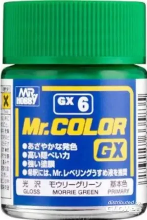 Mr Hobby -Gunze Mr. Color GX (18 ml) Morrie Green Acrylverf Bestel Nu