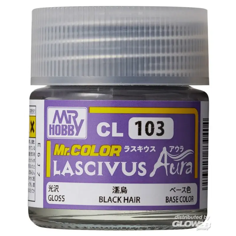 Mr Hobby -Gunze Mr. Color Lascivus (10 ml) Black Hair Acrylverf Koop Vandaag
