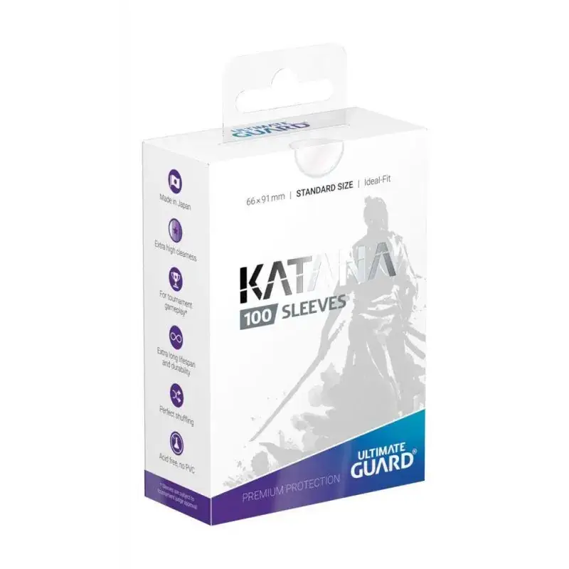 Ultimate Guard Katana Sleeves Standard Size Transparent (100) Seizoensaanbieding