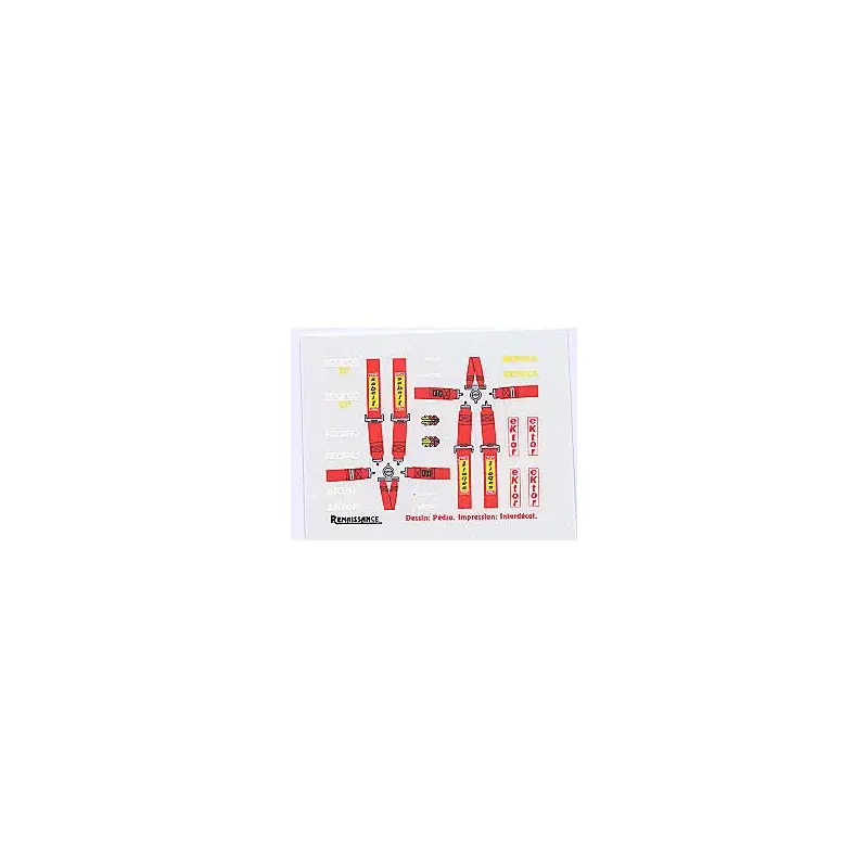 Red harness Decal Premium