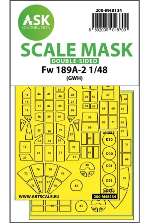 Gratis Retour Fw 189A-2 double-sided express mask for GWH Accessoire