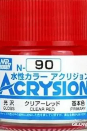 Bestel Nu Mr Hobby -Gunze Acrysion (10 ml) Clear Red Acrylverf