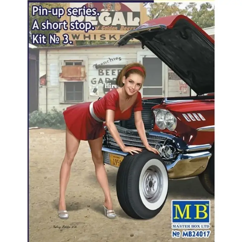 Pin-up-serie, een korte stop No. 3 Figuren Gecertificeerd