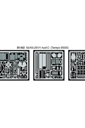 Sd.Kfz.251/1 Ausf.C (toebehoren voor modelbouwsets van Tamiya kit TA35020) Accessoire Nu Kopen