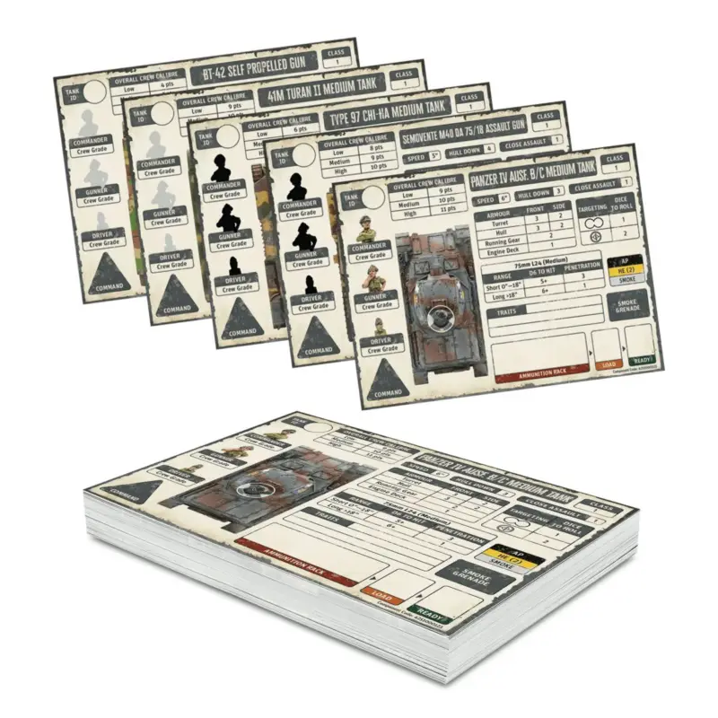 Direct Beschikbaar Achtung Panzer! Axis Card Pack - 38 Cards Figuur spellet