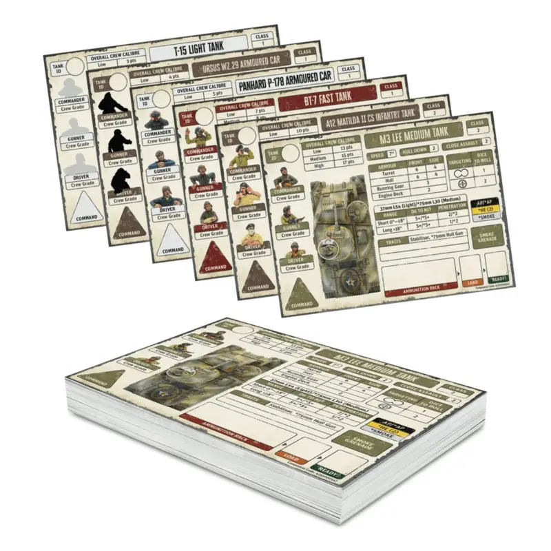 Gereduceerde Prijs Achtung Panzer! Allies Card Pack - 42 Cards Figuur spellet