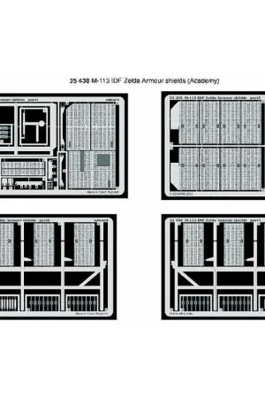 M113 Zelda armour shields Israeli Defence Force/IDF (toebehoren voor modelbouwsets van Academy) Shop Nu
