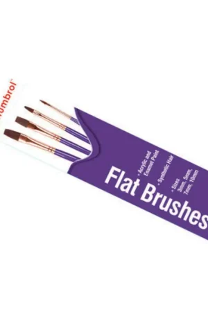 Pinsel Set -flach 3,5,7,10 Verf Snelle Levering