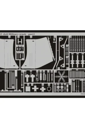 Zil 157 6 x 6 truck (toebehoren voor modelbouwsets van Trumpeter) Accessoire Beperkte Voorraad