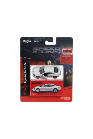 Lage Prijs Porsche taycan turbo s 2019 white Miniatuur