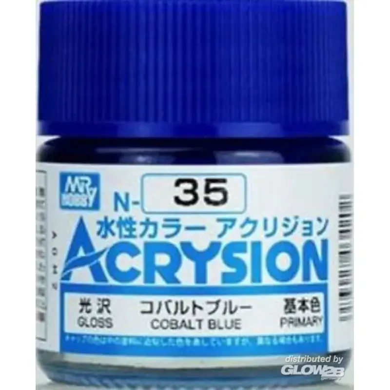 Mr Hobby -Gunze Acrysion (10 ml) Cobalt Blue Acrylverf Beperkt Aanbod