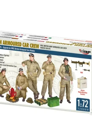 Ww2 british army armored car crew, winter 1944/45 Figuren Gratis Retour