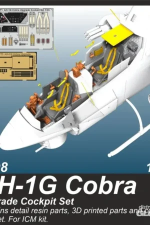 AH-1G Cobra Upgrade Cockpit Set 1/35 / for ICM kits Accessoire Nu Kopen