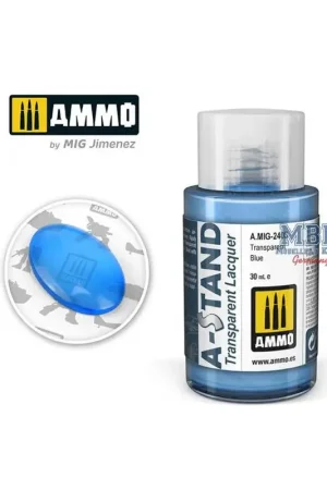 Lage Prijs A-STAND Transparent Blue - 30ml Enamel Paint f.air Acrylverf