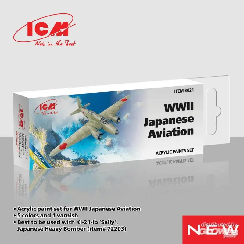 Acrylverfset voor Japanse luchtvaart uit de Tweede Wereldoorlog Snelle Levering