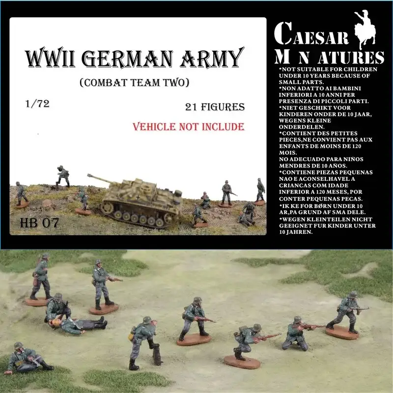 Aanbieding GermanWWII Army Combat Team 2 Figuren
