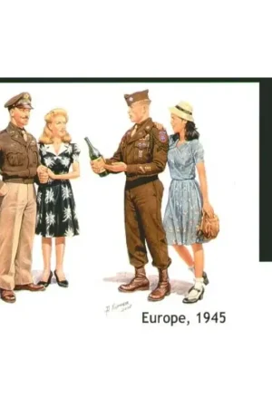 Rechtstreeks Van De Fabrikant Europe 1945. 2 x G.I.Joes and 2 x Female companions Figuren
