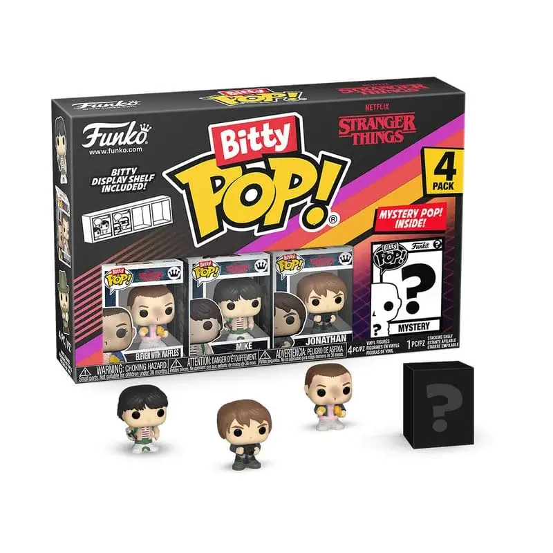 Stranger Things pack 4 Bitty POP Figures! Vinyl Eleven 2.5 cm Veilige Betaling