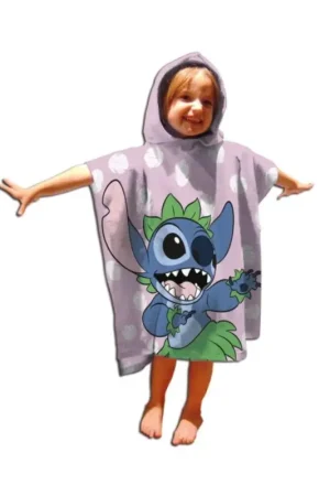 Express Levering DISNEY - Stitch "Pink" - Poncho 55x110cm