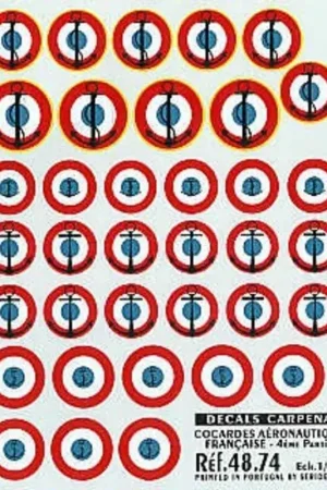 Sticker France Roundels Navy. In five sizes and styles from 19.5mm to 26.5mm Decal Merkproduct
