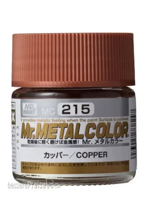 Mr Hobby -Gunze Mr. Metal Colors (10 ml) Copper Acrylverf Aanbieding