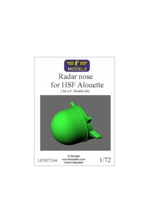 Betrouwbaar Radar nose for HSF Alouette IIIb 3D printed accessories for Alouette III of LF Models kits.