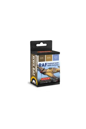 Acrylic paint TROPICAL CAMOUFLAGE RAF 2nd World War Acrylverf Betrouwbaar