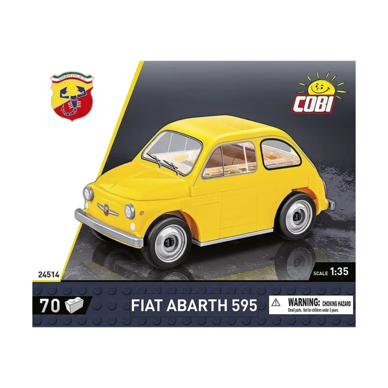 Superprijs 1965 FIAT 500 ABARTH scale 1:35 70 pcs