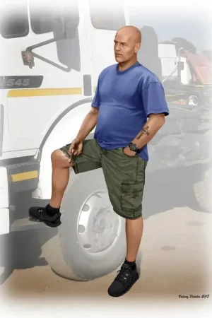 Gereduceerde Prijs Truckers-serie Jimmy Tex Heywood Figuren