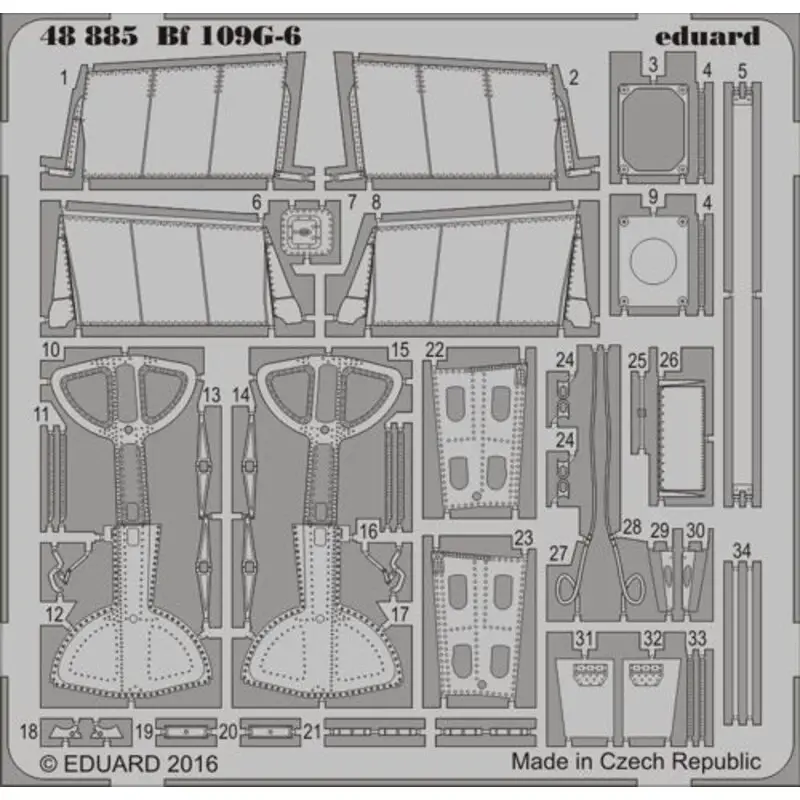 Express Levering Messerschmitt Bf 109G-6 (designed to be used with Eduard kits) Accessoire