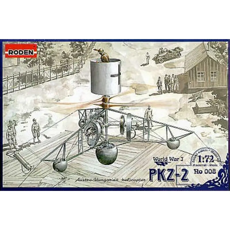 Gereduceerde Prijs PKZ-2 Austro-Hungarian helicopter Schaalmodel