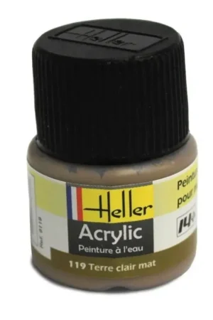 Tijdelijk Beschikbaar Earth Claire Mat acrylic 0.5 fl.oz Acrylverf