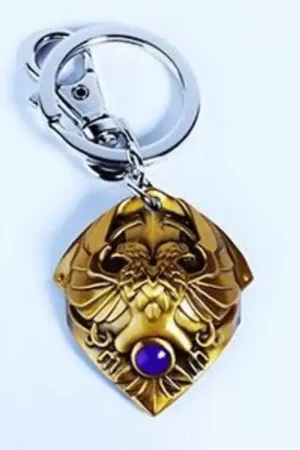 Superprijs Warhammer 40K porte-clés métal Custodian schouderplaat Sleutelhanger