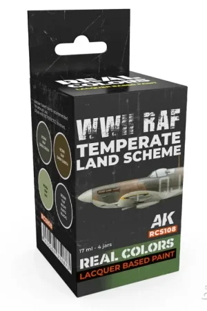 WWII RAF Temperate Land Scheme SET Acrylverf Beperkt Aanbod