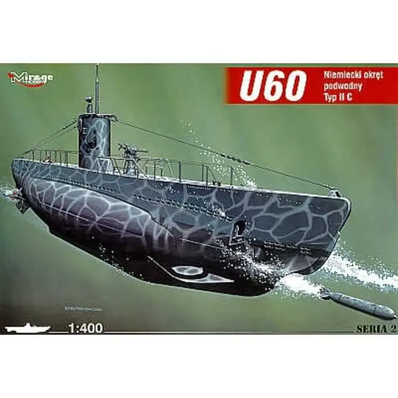 Weekendaanbieding U-Boat U60 typ IIC (submarine) Schaalmodel