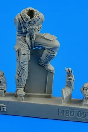 Beperkt Aanbod WWII German Luftwaffe pilot for Messerschmitt Bf 109 Late versions Figuren