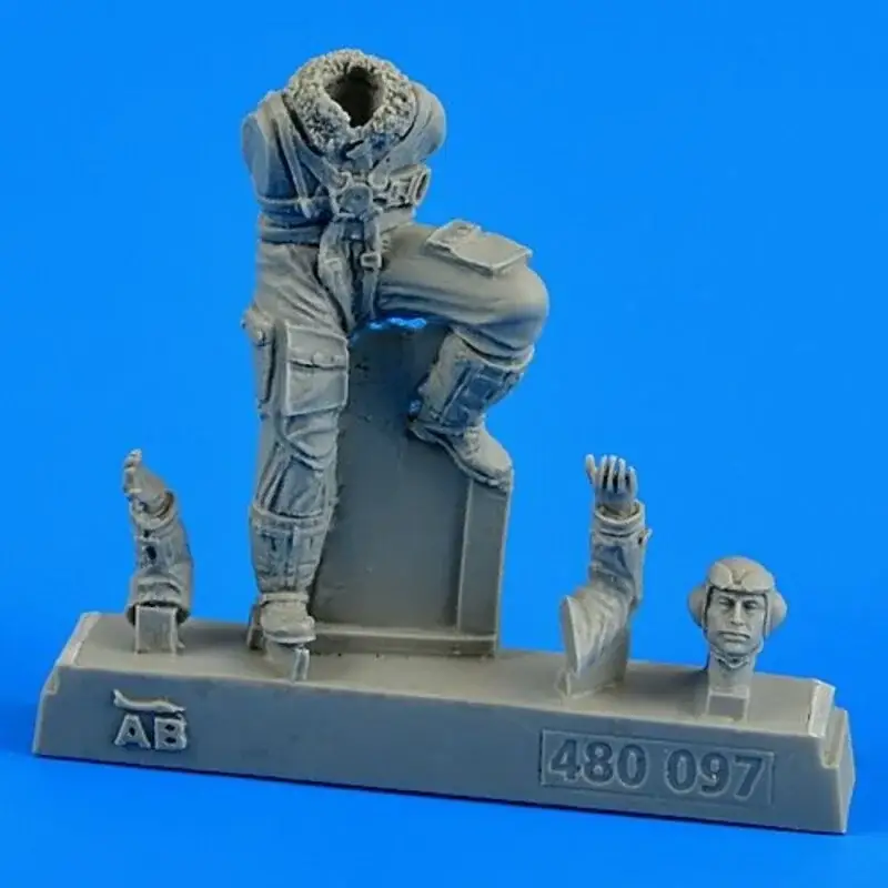 Beperkt Aanbod WWII German Luftwaffe pilot for Messerschmitt Bf 109 Late versions Figuren