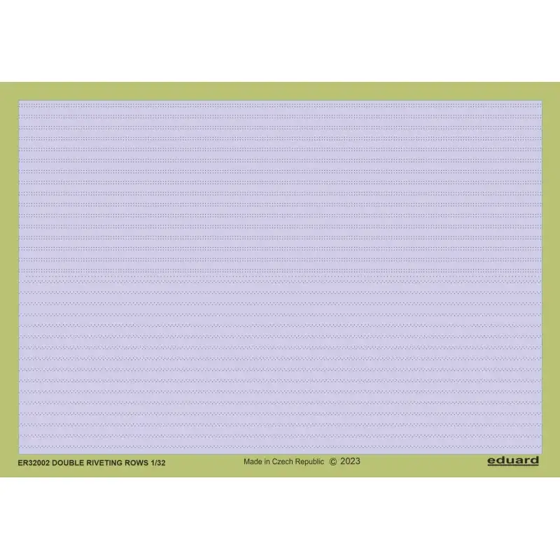 Sticker Double riveting rows 1/32 Decal Bestel Nu