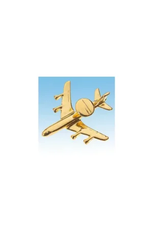 Seizoensaanbieding 3D gold pin 24ct E-3 Awacs/Sentry