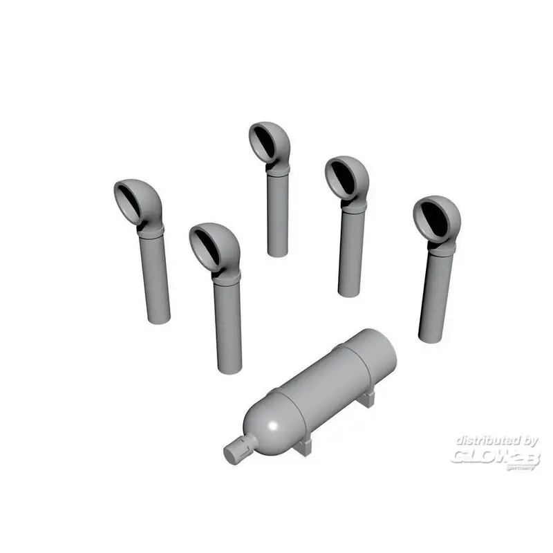 PT-109 Boat Deck Set (Rookgenerator, Ventilatietrechters) Beperkte Voorraad