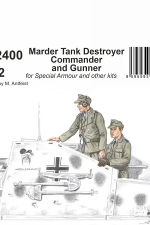 Marder Tank Destroyer Commander and Gunner 1/72 Schaalmodel Shop Nu