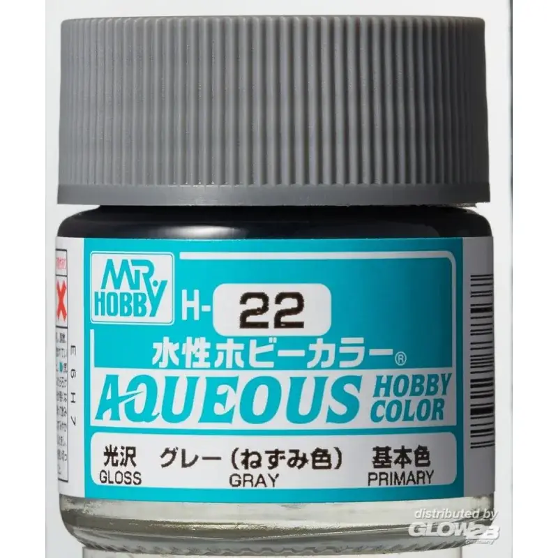 Mr Hobby -Gunze Aqueous Hobby Colors (10 ml) Gray Korting