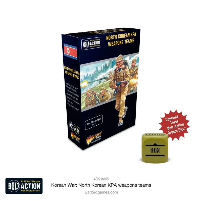 Korean War: North Korean KPA Weapons Teams Figuur spellet Meest Verkocht