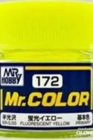 Tijdelijk Beschikbaar Mr Hobby -Gunze Mr. Color (10 ml) Fluoerscent Yellow Acrylverf