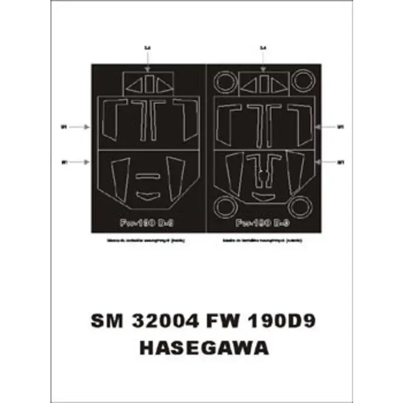 Alleen Vandaag Focke-Wulf Fw 190D-9 (exterior and interior) (designed To Be Farming with Hasegawa kits)