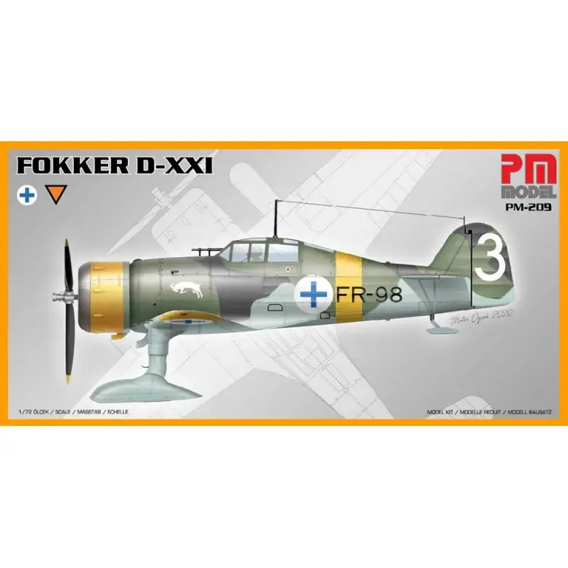 Fokker D.XXI Schaalmodel Beperkt Aanbod